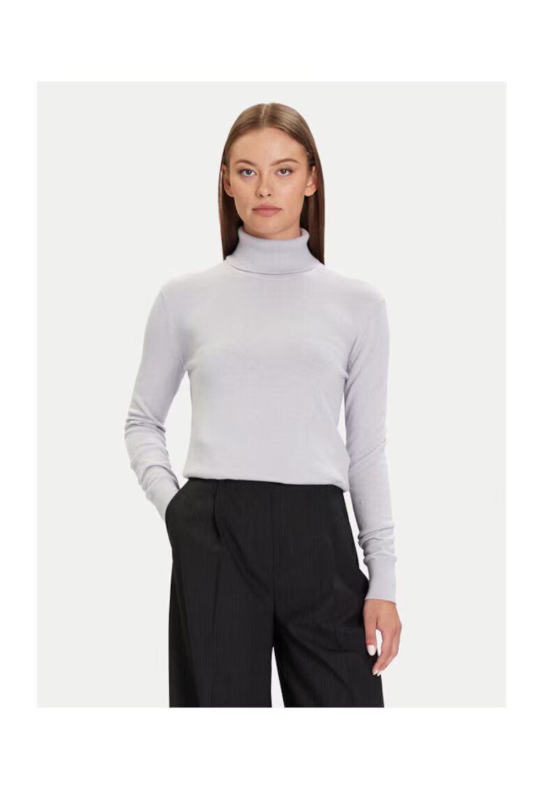 Calvin Klein Pulover dama - polietilena/lana - mov deschis -
