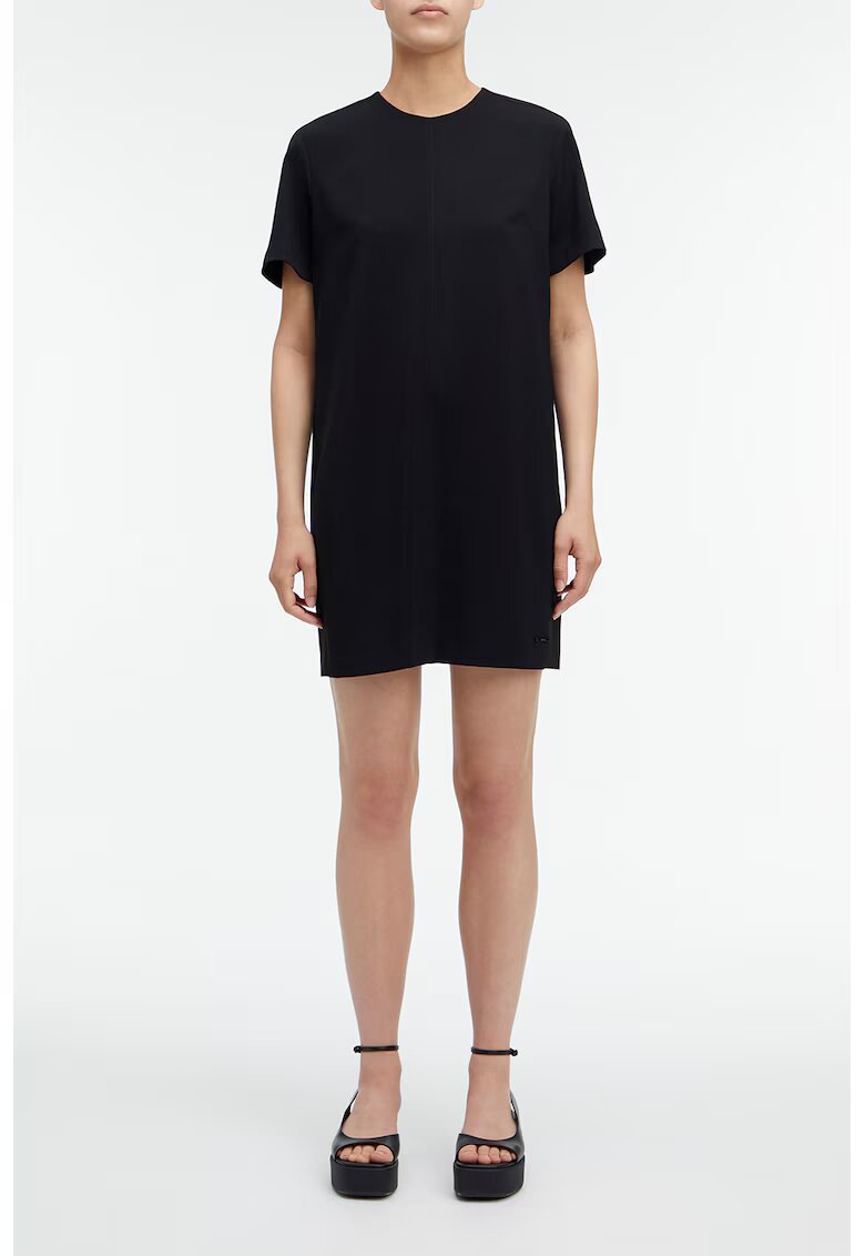 Calvin Klein Rochie cu croiala dreapta - Negru