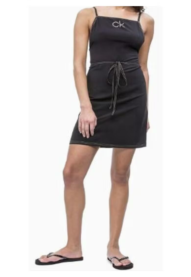 Calvin Klein Rochie de plaja - Negru - Negru