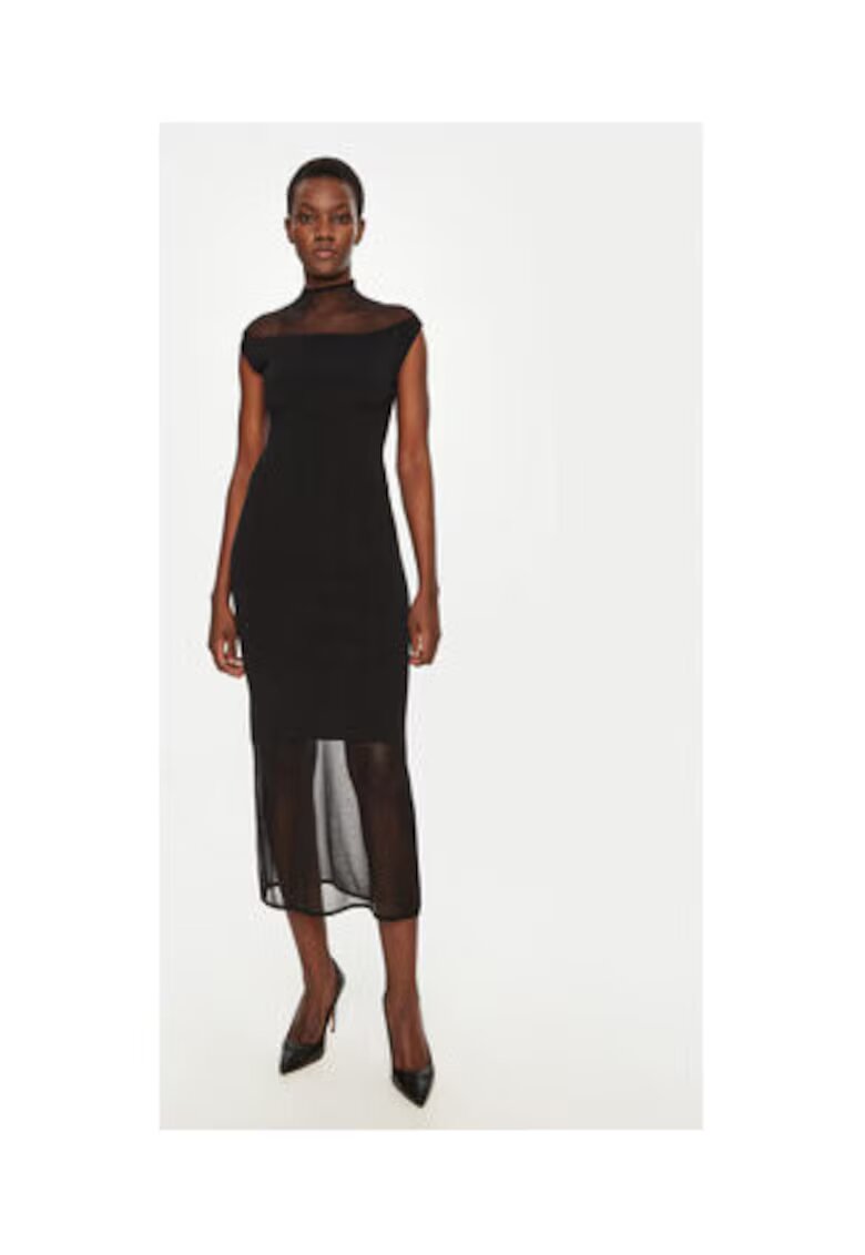 Calvin Klein Rochie de zi - neagra - 63% viscoza - 37% nailon -