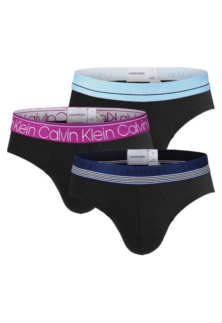 Calvin Klein Set 3 perechi chiloti - Bumbac - Negru - Negru