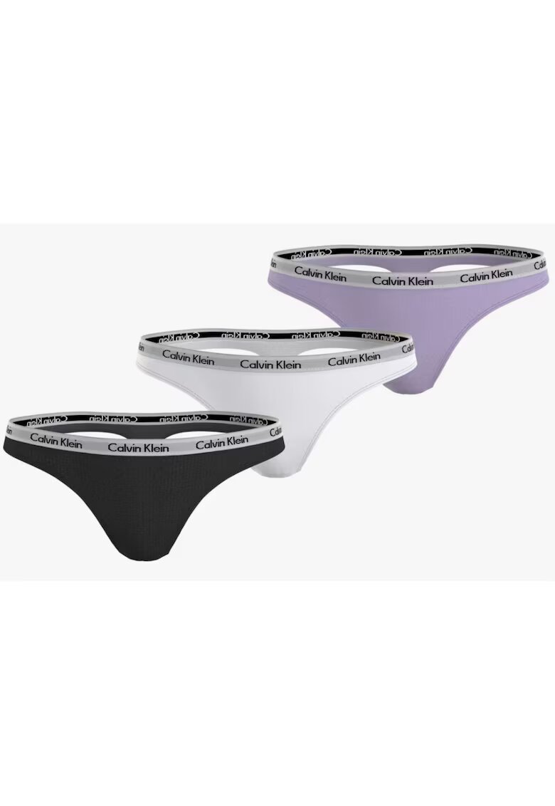 Calvin Klein Set de chiloti din amestec de bumbac- 3 Perechi -