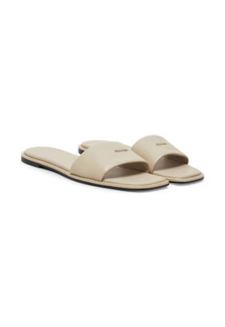 Calvin Klein Slapi dama - 305198433 - Piele naturala - Bej