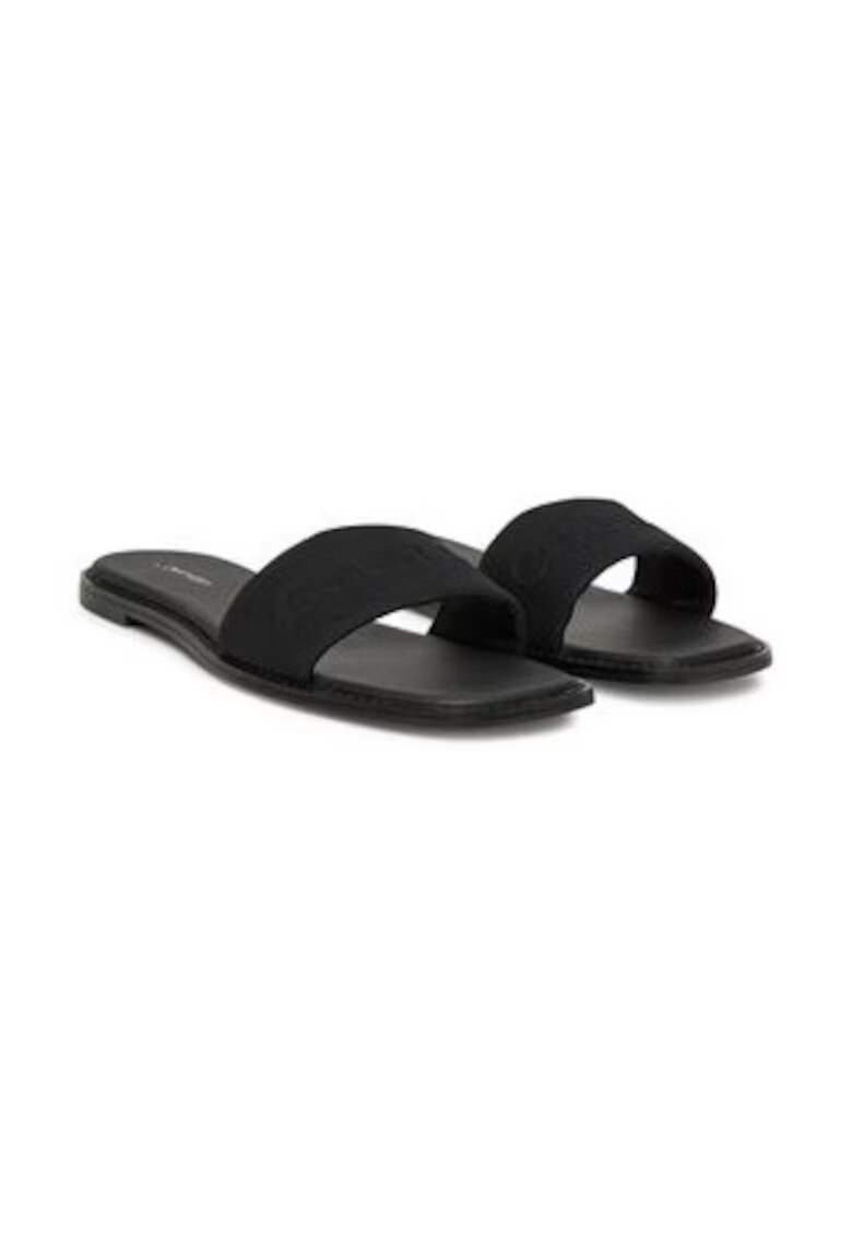 Calvin Klein Slapi dama - negru - textil