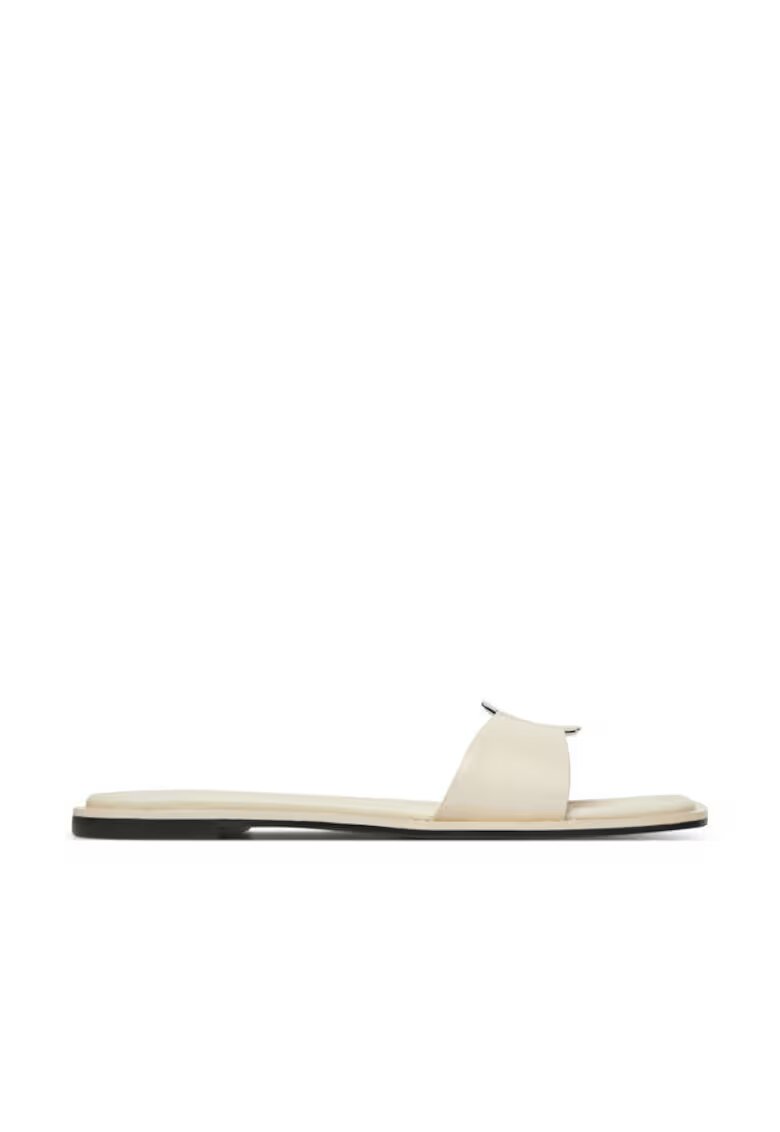 Calvin Klein Slapi dama - piele naturala - bej -