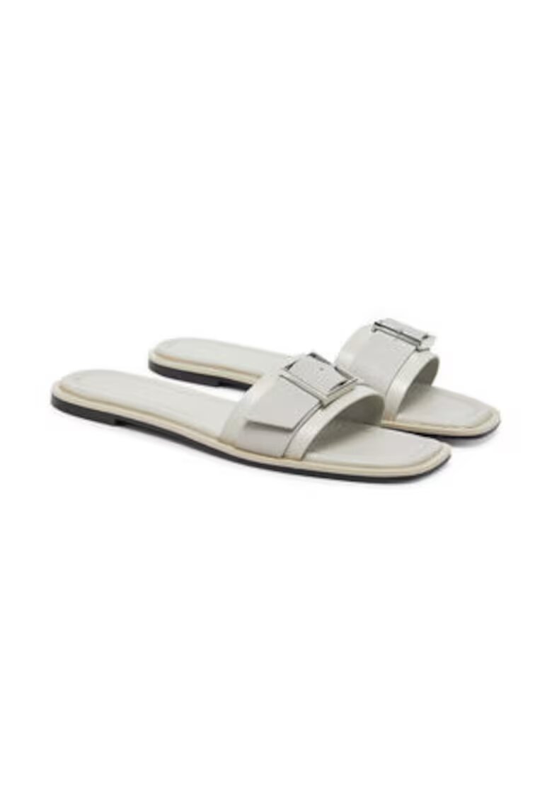 Calvin Klein Slapi dama - piele naturala - gri