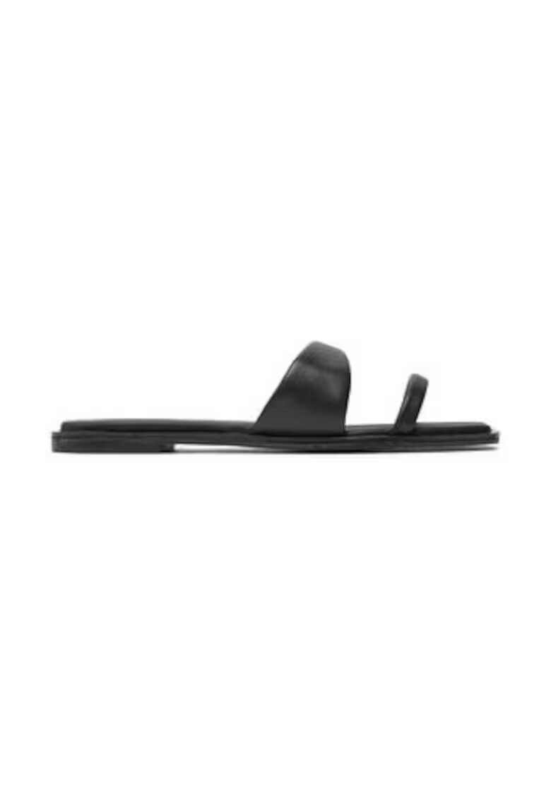 Calvin Klein Slapi dama - piele naturala - negru -