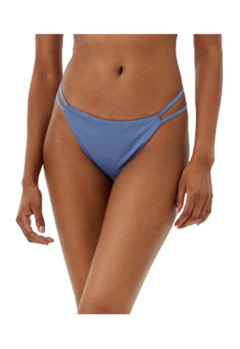 Calvin Klein Slip bikini - albastru - 85% poliester reciclat - 15% elastan -