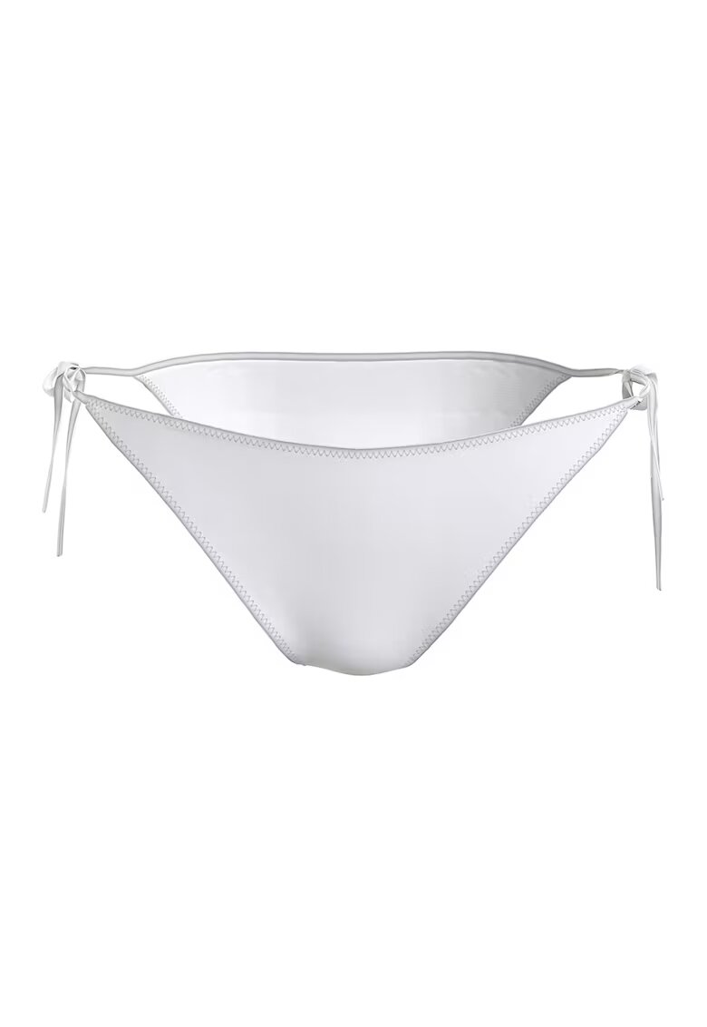 Calvin Klein Slip cu prinderi laterale - Alb optic
