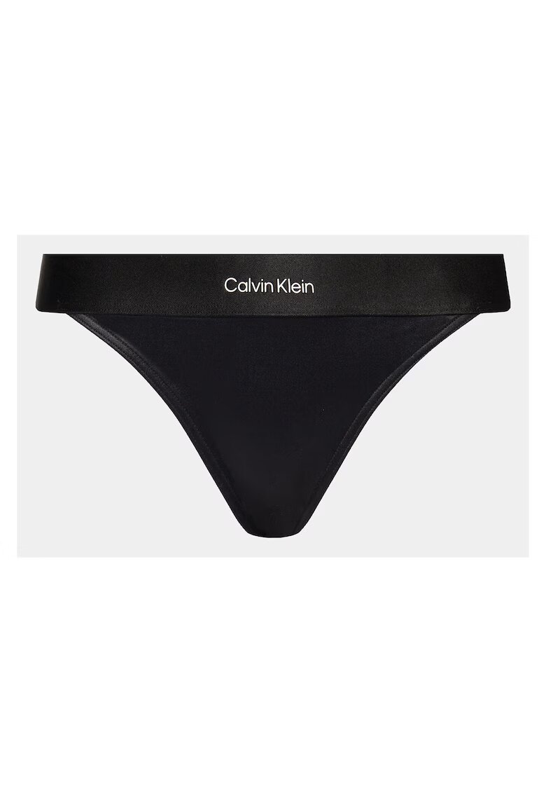 Calvin Klein Slip de baie bikini negru - elastic