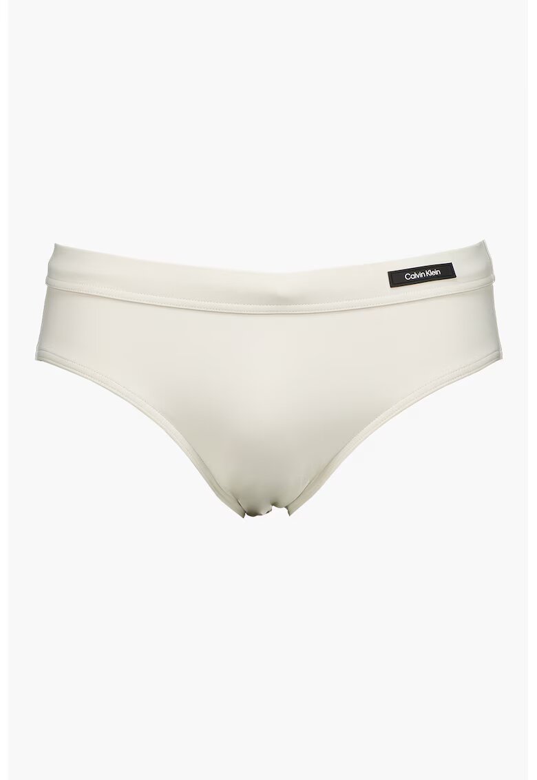 Calvin Klein Slip de baie cu snur - Crem