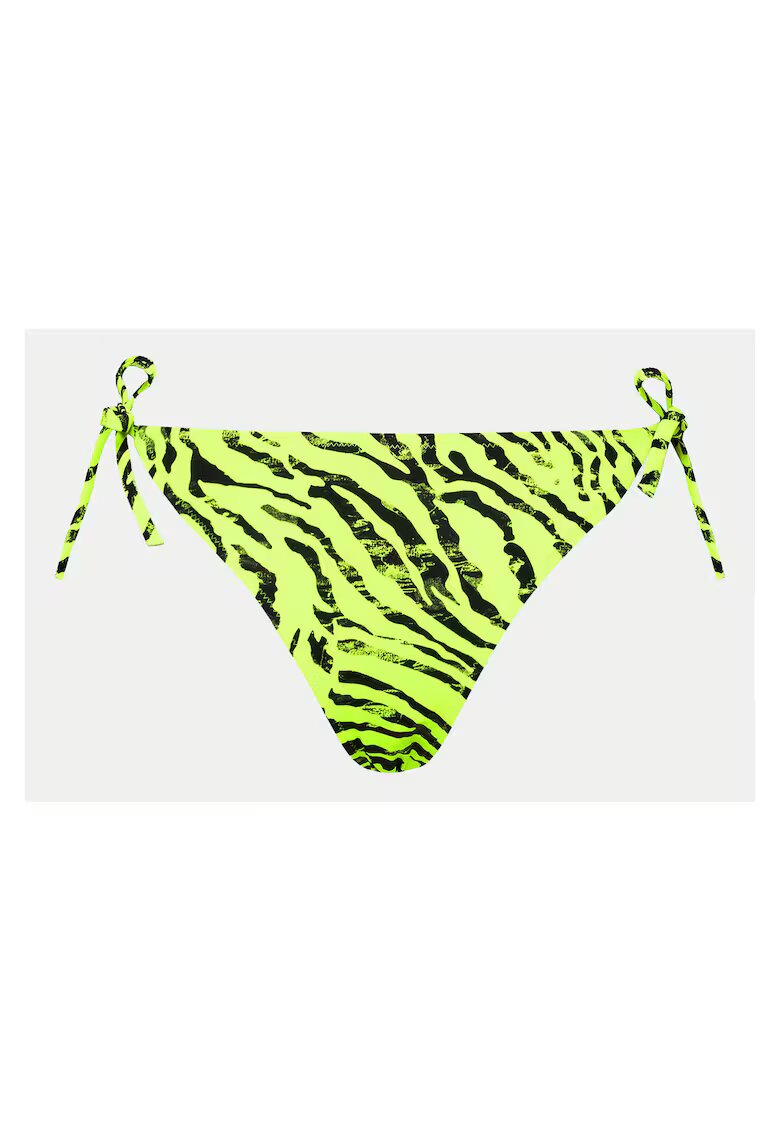 Calvin Klein Slip de baie dama - negru-verde -