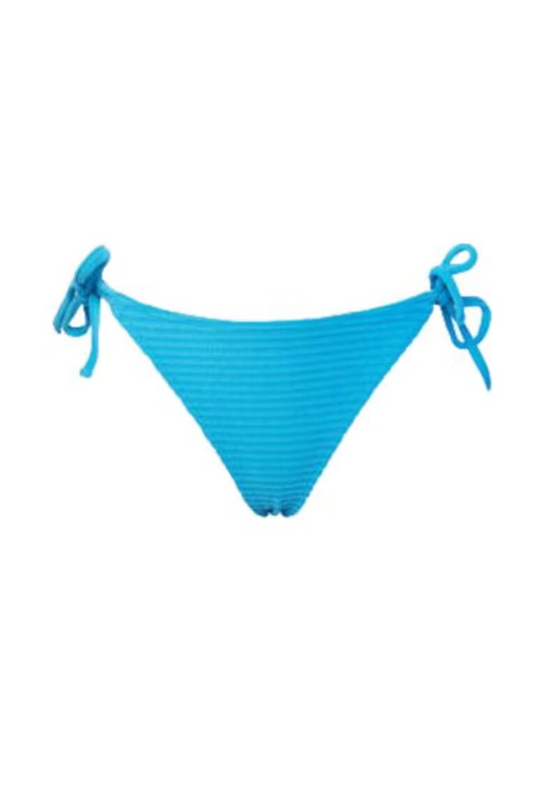 Calvin Klein Slip de bikini dama - albastru - 75% poliester reciclat - 20% poliester - 5% elastan