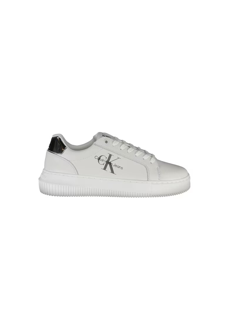 Calvin Klein Sneakers dama - 20% Poliester - 60% Piele naturala - 20% Poliuretan - Alb - 22783 - Alb