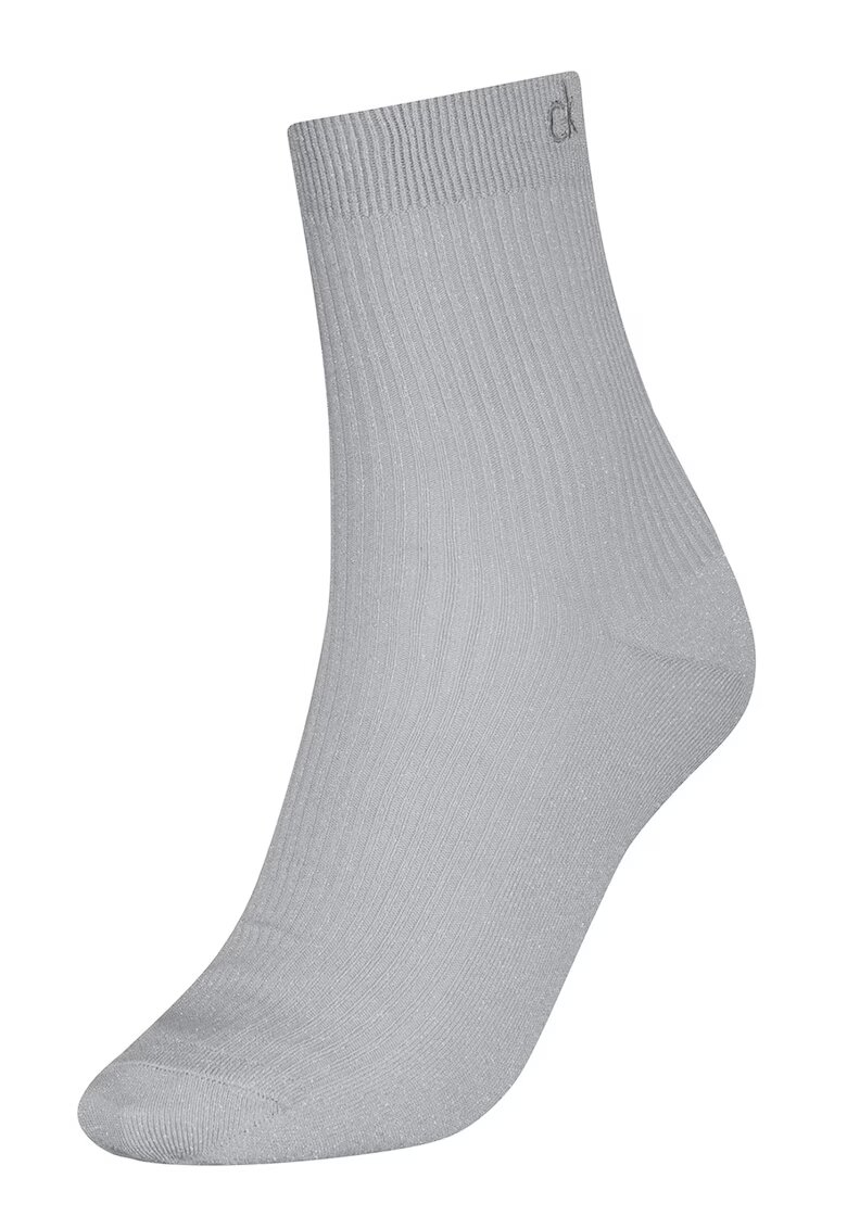 Calvin Klein Sosete lungi cu striatii - Gri inchis