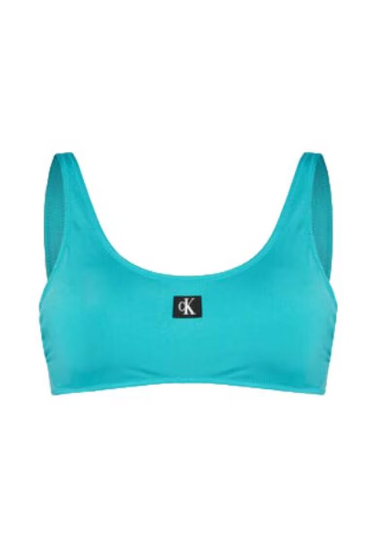 Calvin Klein Sutien de bikini - albastru - 85% poliester reciclat - 15% elastan