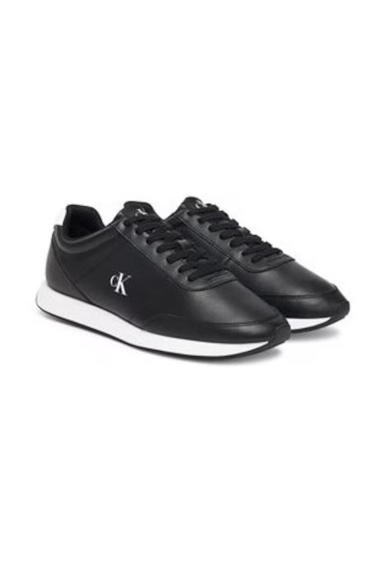 Calvin Klein Tenisi piele naturala - negru - Negru
