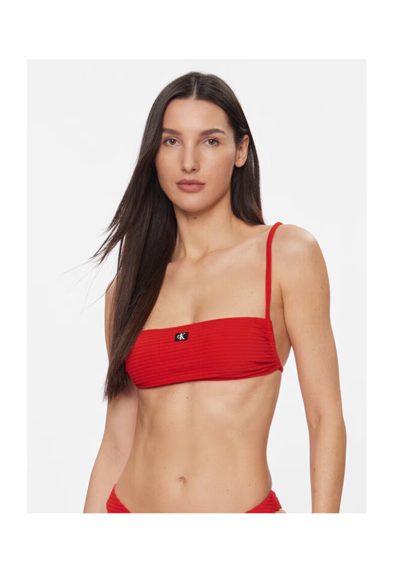 Calvin Klein Top de baie dama - bikini rosu