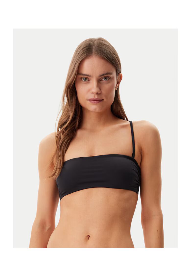 Calvin Klein Top de bikini dama - negru - 83% poliamida reciclata - 17% elastan -