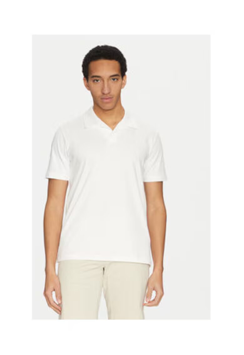 Calvin Klein Tricou barbati - alb - 100% bumbac organic -