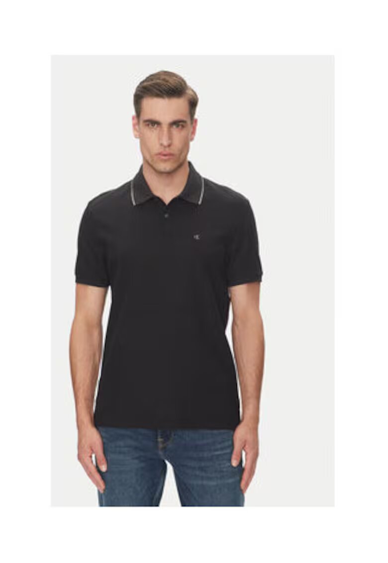 Calvin Klein Tricou barbati - negru - 100% bumbac