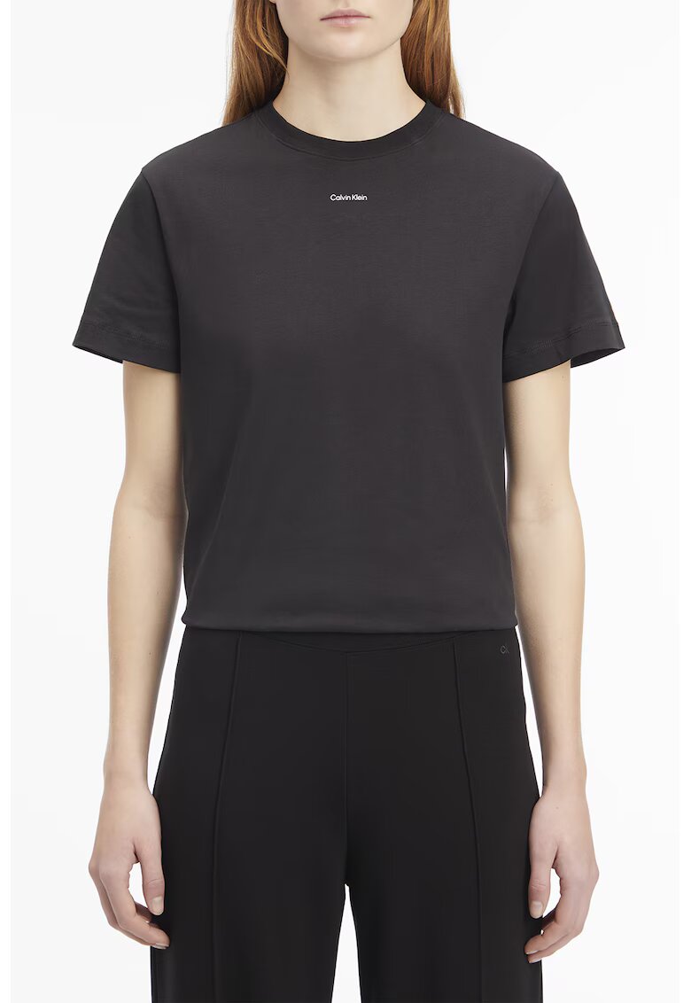 Calvin Klein Tricou cu logo - Negru