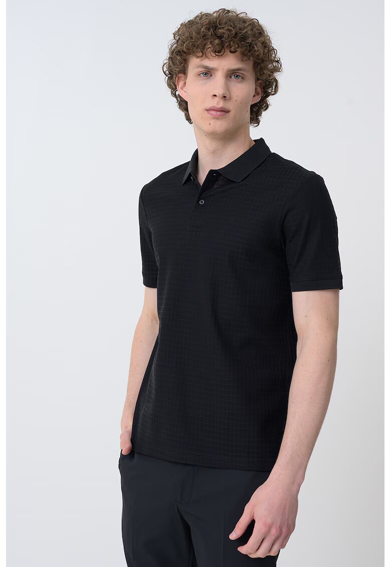 Calvin Klein Tricou polo de bumbac organic