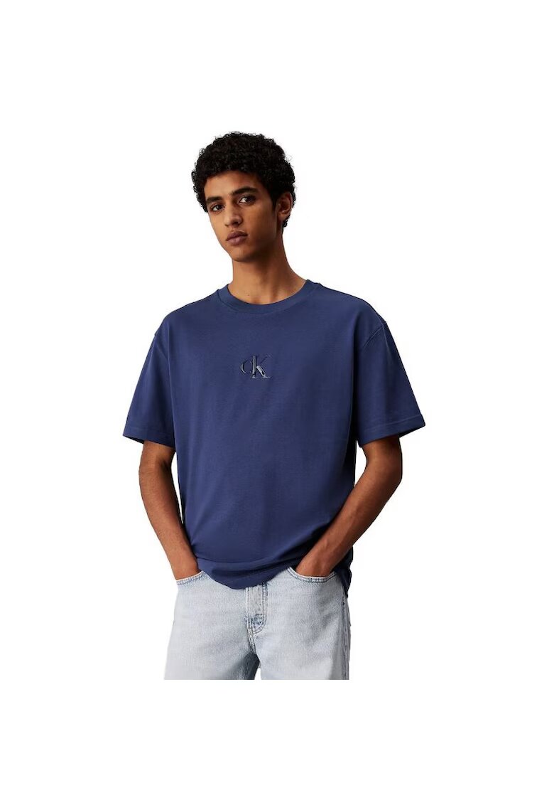 Calvin Klein Tricou SS REL LIQUID CKMONOLOGO TEE-LV04RAB812-RLY