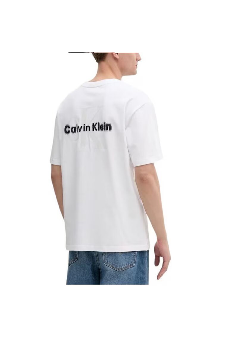 Calvin Klein Tricou SS REL LIQUID CKMONOLOGO TEE-LV04RAB812-YAA