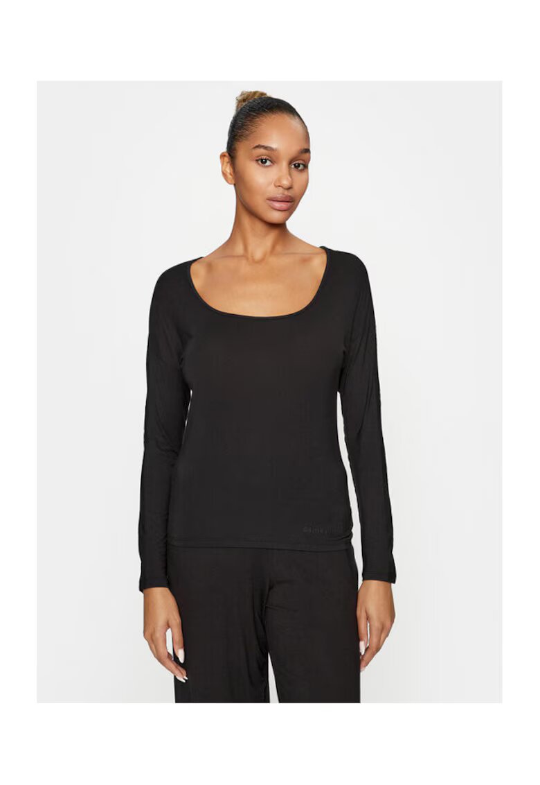 Calvin Klein Underwear Bluza de pijama dama negru