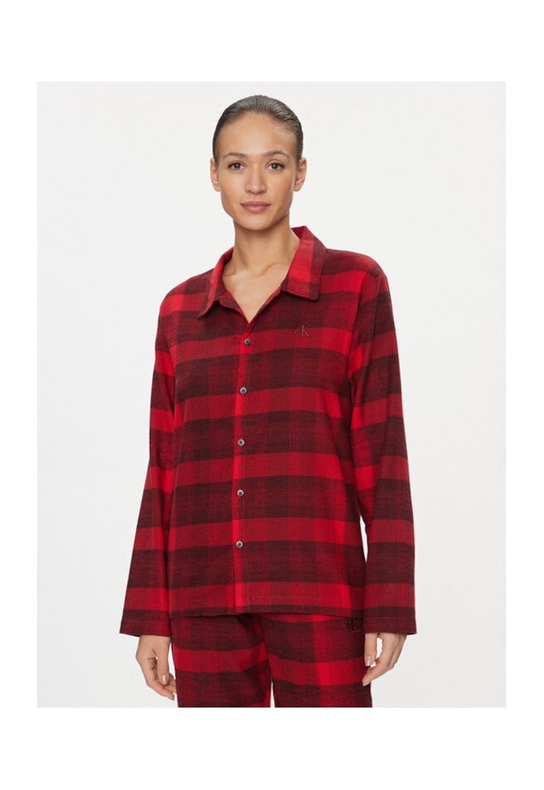 Calvin Klein Underwear Camasa de pijama de dama rosu -