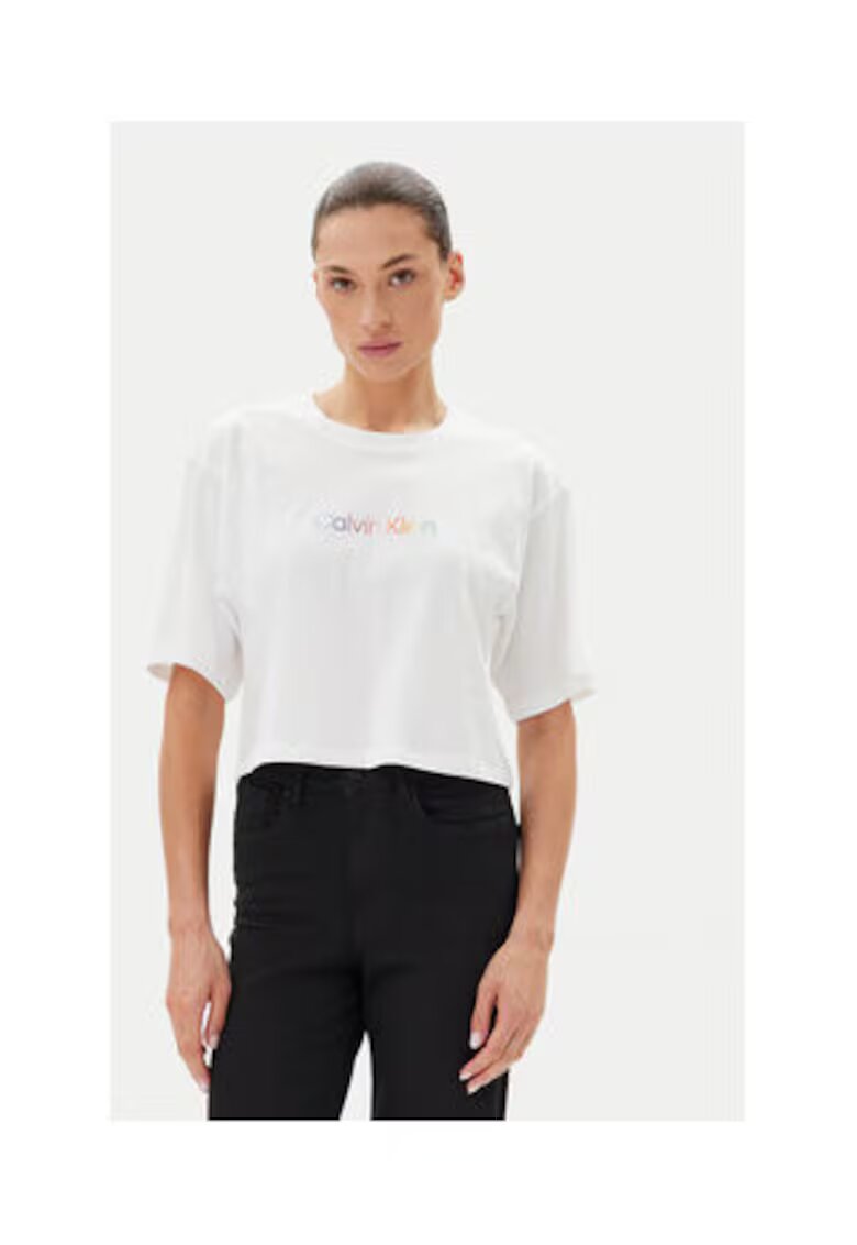 Calvin Klein Underwear Tricou dama - alb - bumbac -
