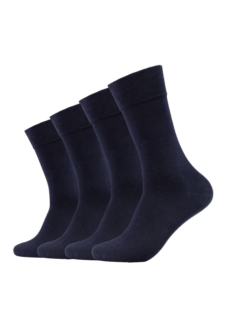 Camano Set de sosete lungi unisex - 4 perechi - Bleumarin