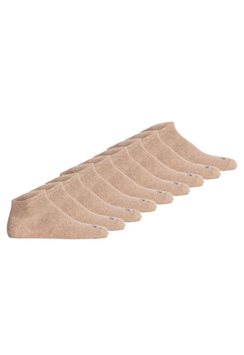 Camel Active Set de sosete din amestec de bumbac - 9 perechi - Bej