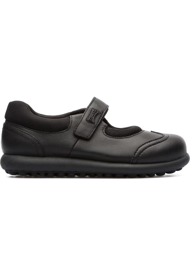 Camper Balerini cu detaliu logo Pelotas - Negru stins
