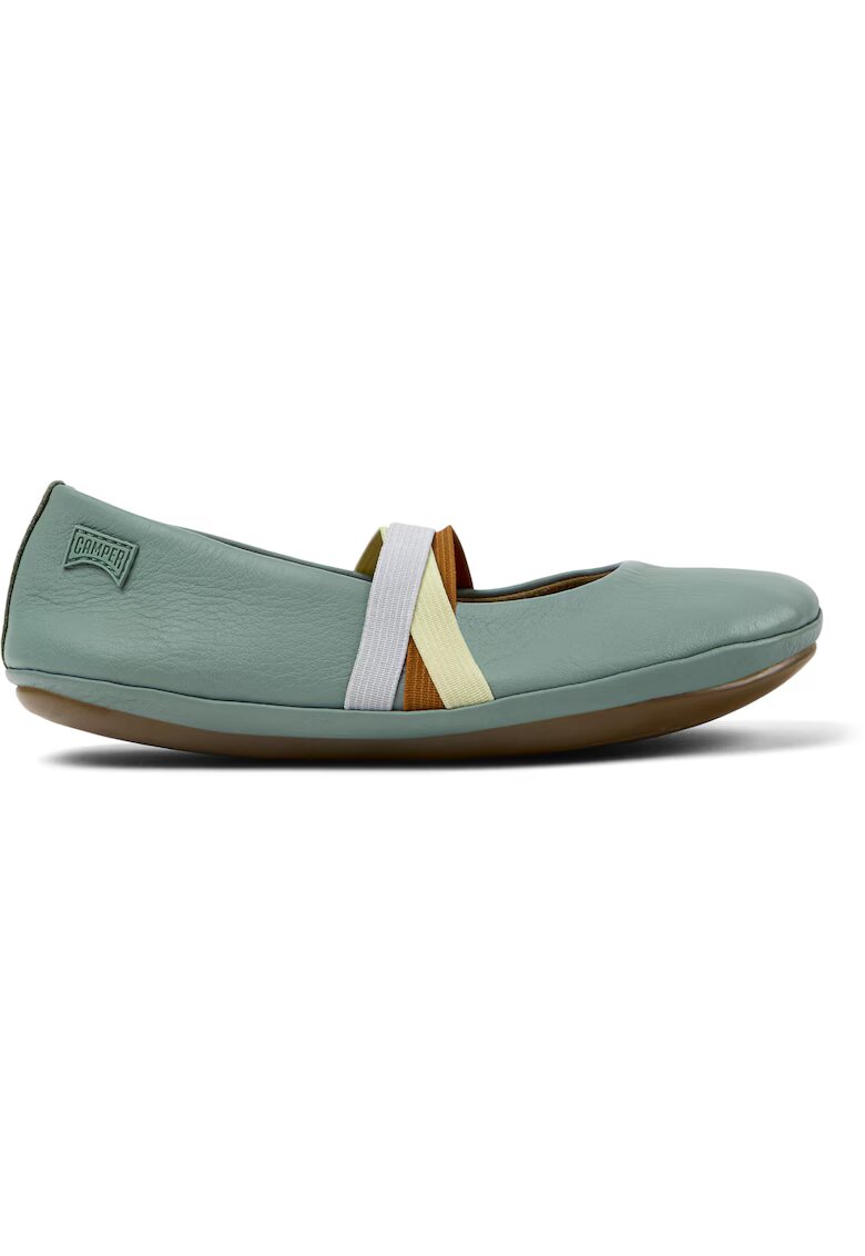 Camper Balerini de piele Right Twins - Verde