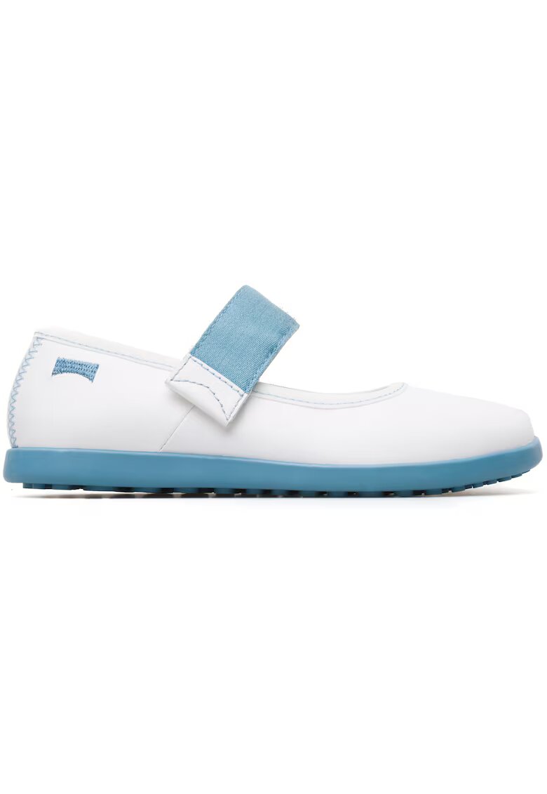Camper Balerini Mary Jane din piele Noon 681 - Alb