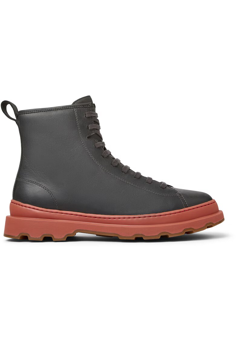 Camper Bocanci de piele nabuc Brutus+ - Gri