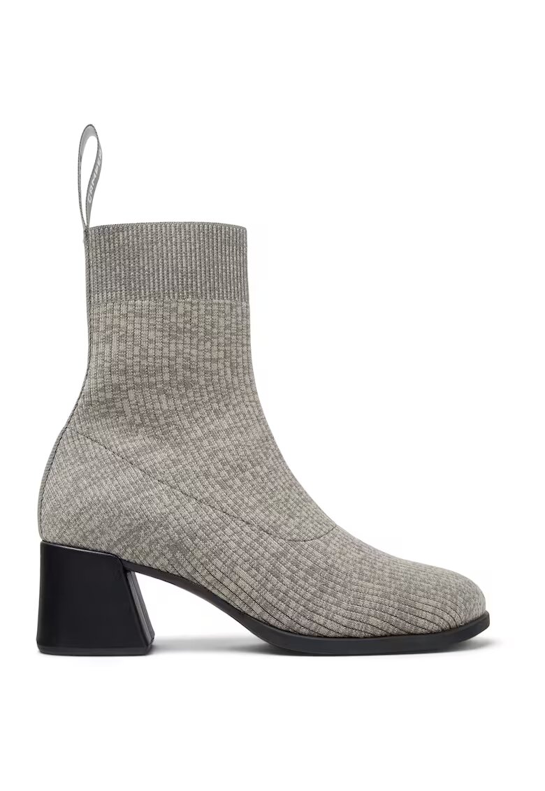 Camper Botine din material textil Kora - Gri