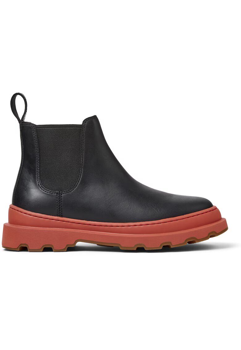 Camper Ghete Chelsea de piele Brutus+ - Negru