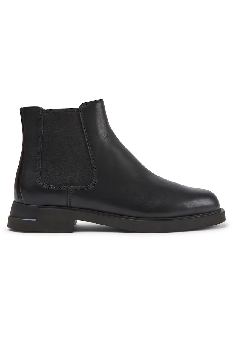 Camper Ghete Chelsea de piele cu amortizare Iman - Negru