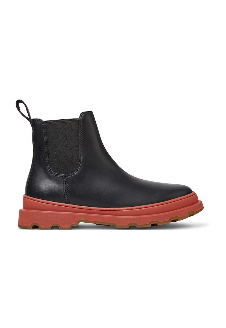 Camper Ghete Chelsea de piele cu banda pull-on - Negru