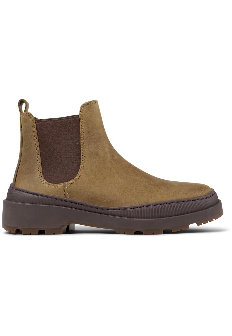 Camper Ghete Chelsea de piele nabuc Brutus Trek 51787 - Maro