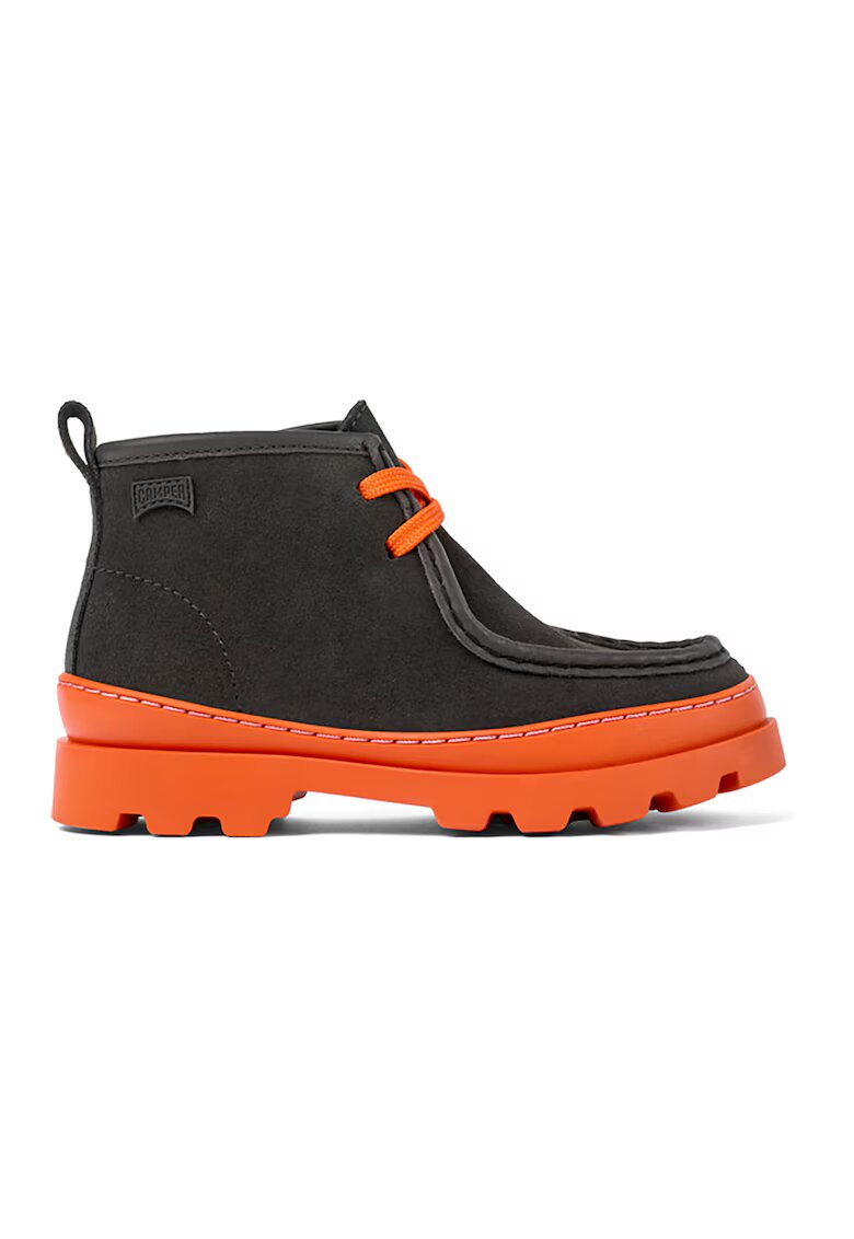 Camper Ghete chukka de piele Brutus 50339 - Portocaliu/Gri inchis