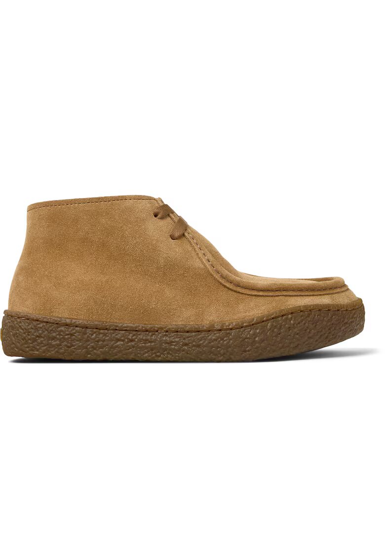 Camper Ghete chukka de piele intoarsa Peu Terreno - Maro