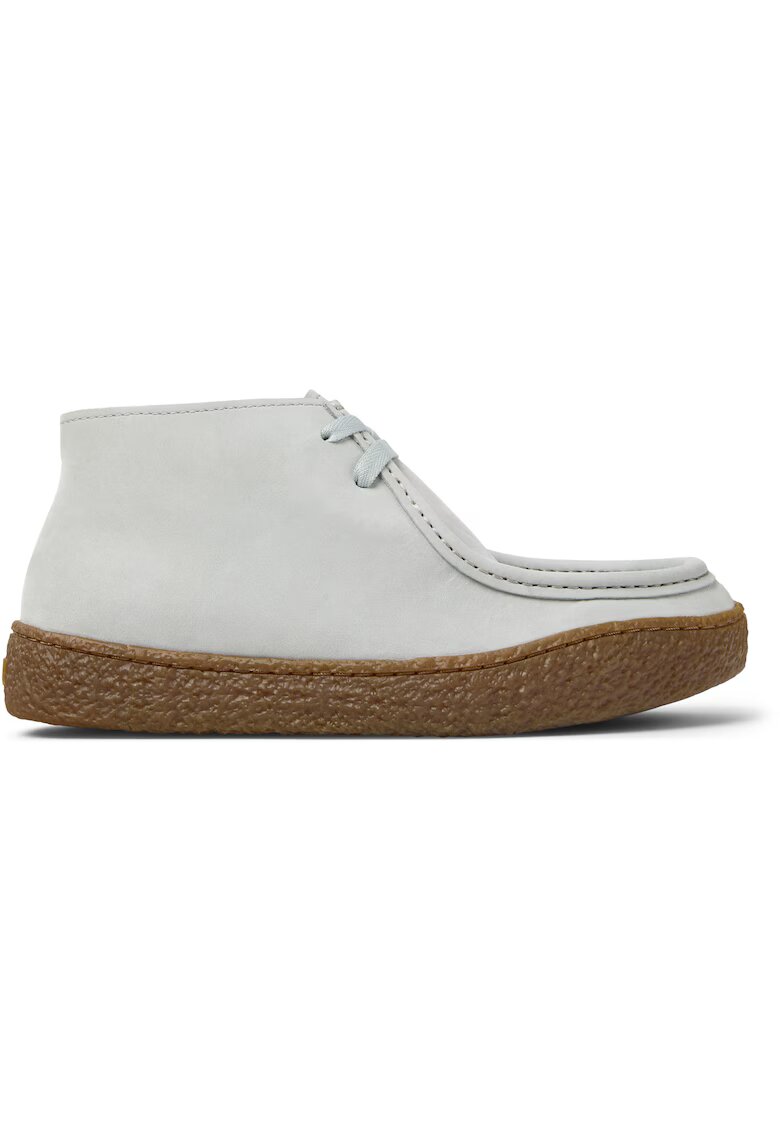 Camper Ghete chukka de piele nabuc Peu Terreno - Gri
