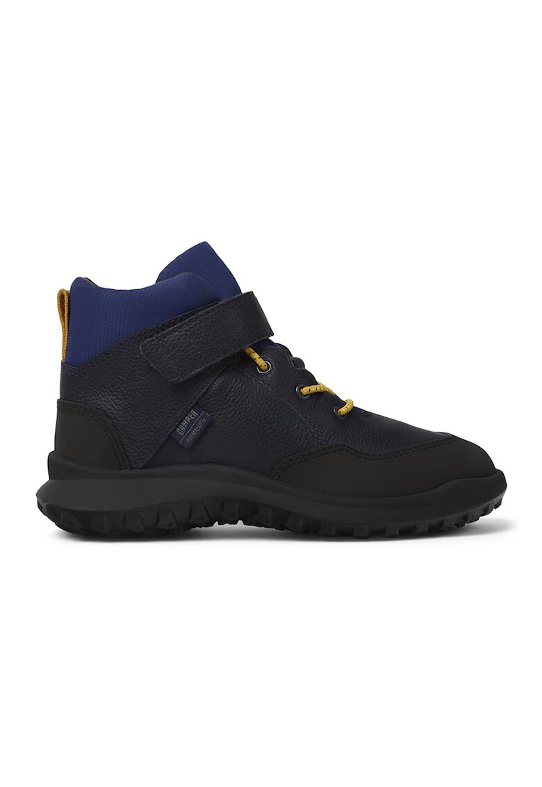 Camper Ghete cu piele cu velcro - Galben/Bleumarin