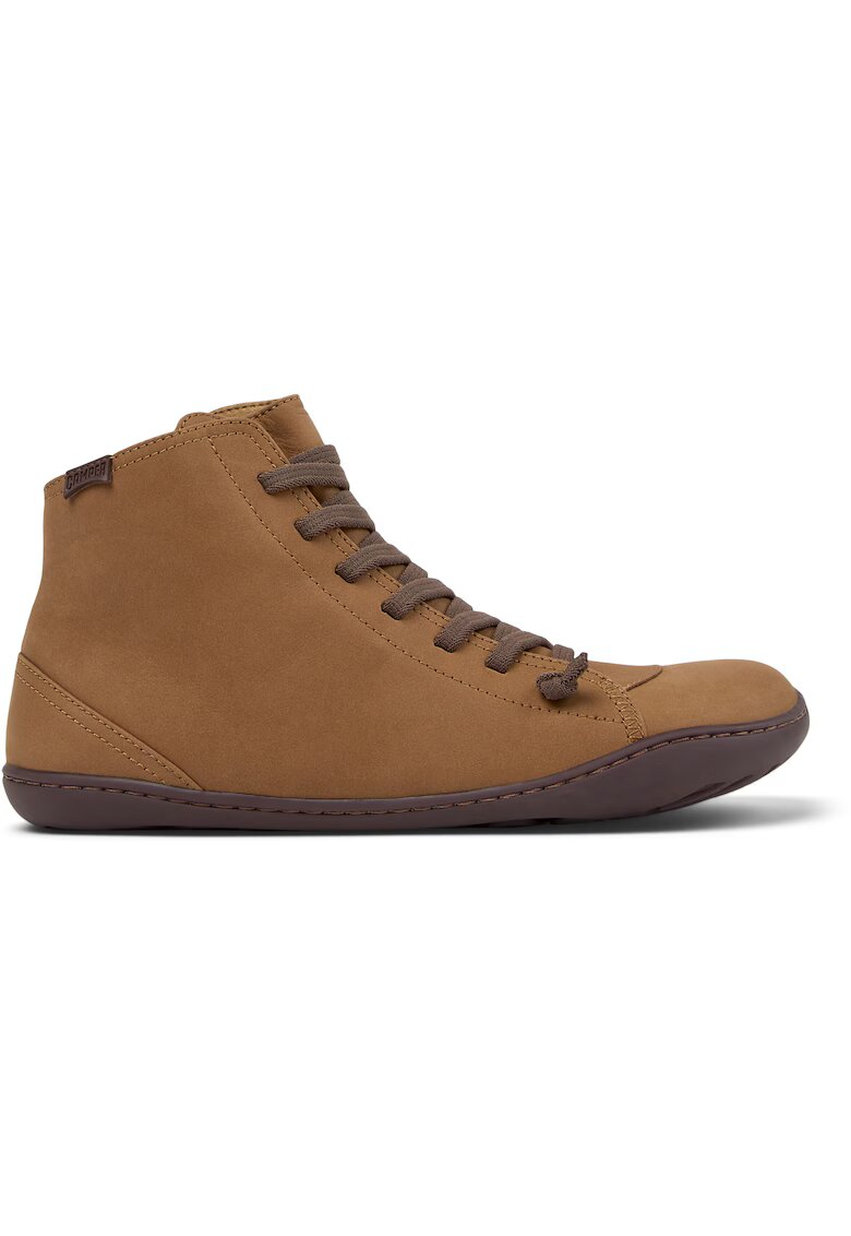 Camper Ghete de piele nabuc Peu Cami - Maro