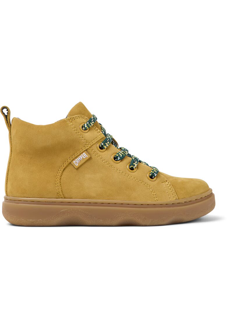 Camper Ghete din piele nabuc Kiddo 8521 - Maro