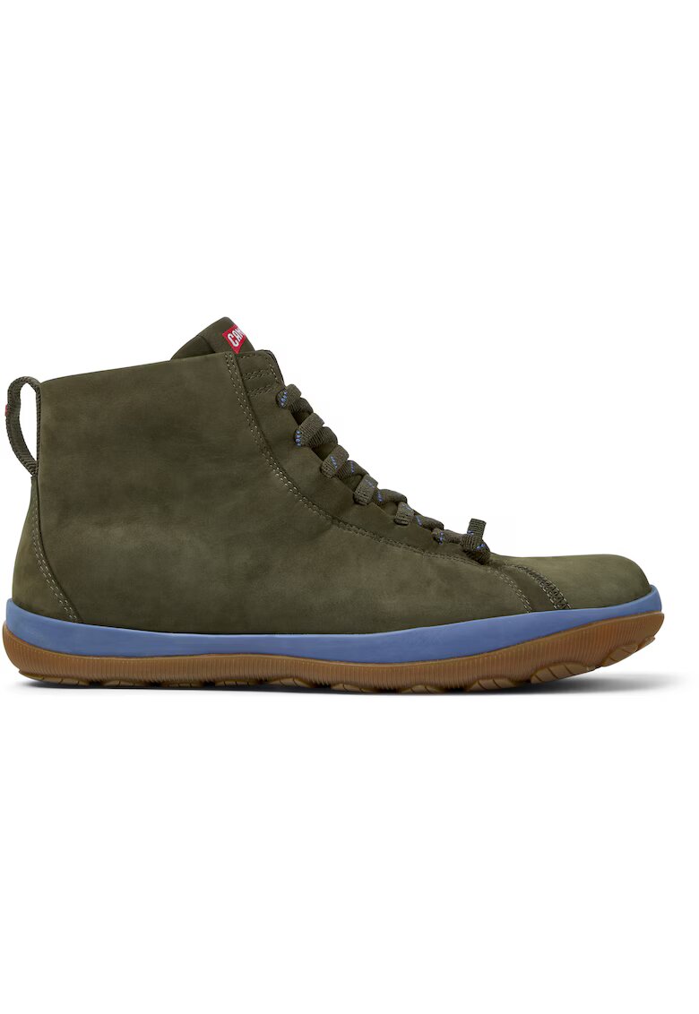 Camper Ghete din piele nabuc Peu Pista GM 1217 - Verde